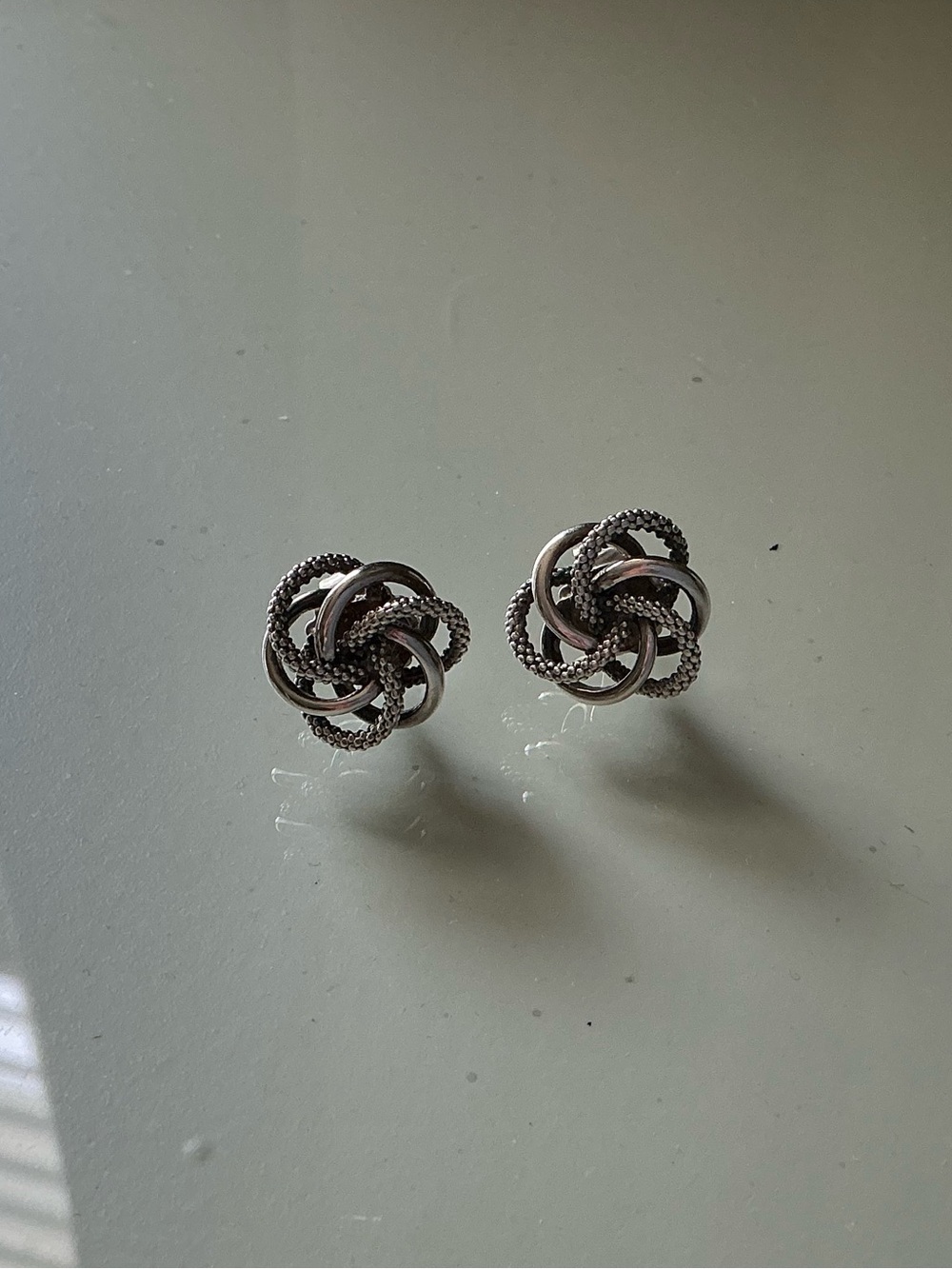 Lagos Caviar Sterling Silver Large Love Knot Earrings ♥️
